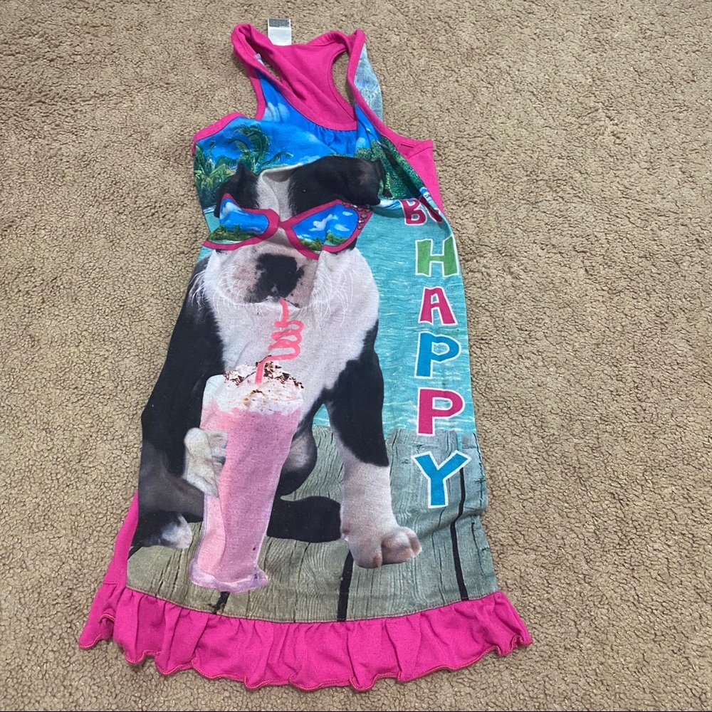 Girls pj dress in size M